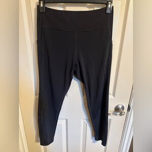 Tek Gear Ultrastretch High Waist Leggings, Black, Sz Large